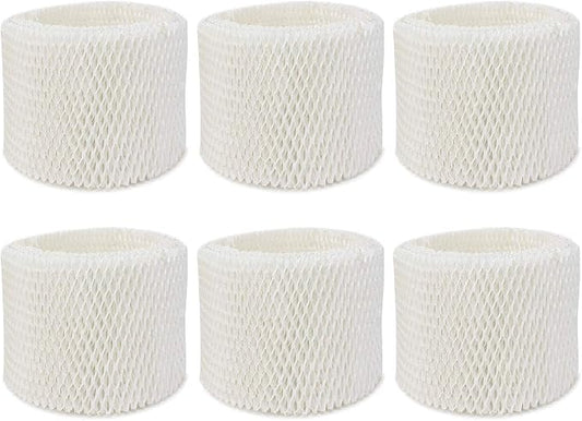 6 Pack WF2 Humidifier Filters for Vicks Humidifier V3100 V3500 V3600 V3700 V3800 V3850 V3900, for Honeywell HCM-350 HCM-630 HCM-300T, for Kaz 3020, for Sunbeam 1118 1119, ECM-250i, ECM-500