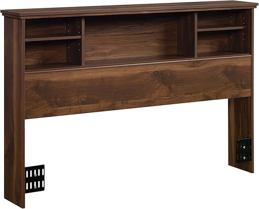 Sauder River Ranch Full/Queen Bookcase Headboard, in Grand Walnut Finish