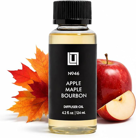 Aroma by Lulu - Apple Maple Bourbon - Luxury Fragrance Oil for Waterless Cold Air Diffusers - Aromatherapy Fragrance Oil Blend for The Home or Office
