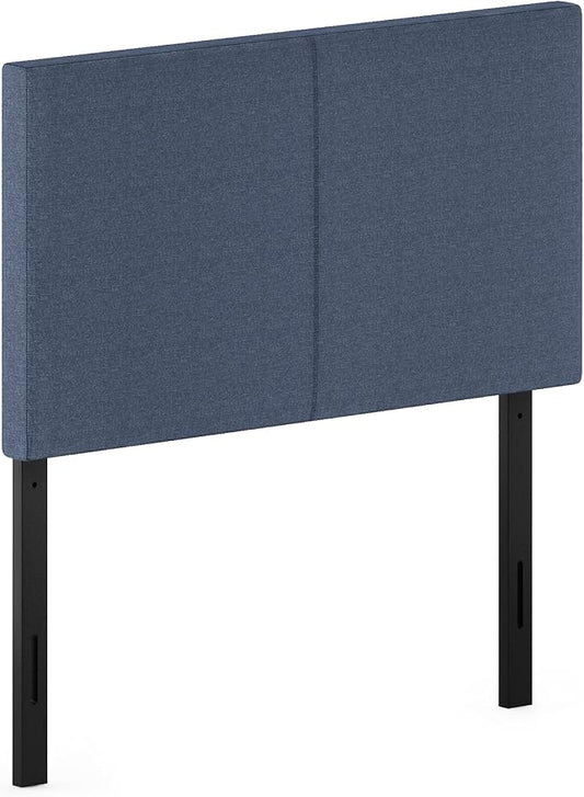 Furinno Roanne Upholstered Headboard, Twin, Denim