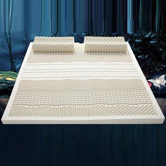 100% Thailand Natural Latex Mattress with Cover Natural Pure Rubber Mattress 1.8M Bed 1.5M Thickened Home Dormitory Cushion Mat,Thickness 2.5cm,145x200cm