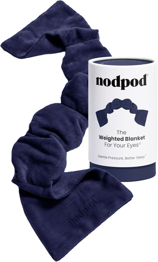 Nodpod Gentle Pressure Sleep Mask | Patented Light Blocking Design for Sleeping, Traveling & Relaxation - Midnight