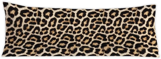 Cheetah Print 20x54 Body Pillow Cover, Leopard Room Decor, Y2k Wild Animal Cheetah Print Decorative Long Body Pillow Cases for Girls Bedroom Dorm Apartment Bed Couch