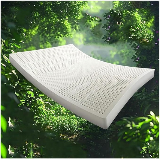 Latex Mattress,Thailand Natural Latex Mattress Home Single Double Mats with Cover Twin Full Size,7.5cm,180x180cm(71x71in)