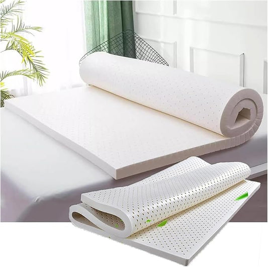 100% Natural Latex Organic Breathable and Comfortable, Durable and Not Easy to Collapse, Mattress Topper, Natural Latex Mattress,1in,180x200cm(71x79in)