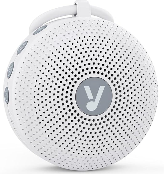 Portable Sound Noise Machine for Baby Kids Adult with 21 Natural Soothing Sounds, Memory Function, 32 Levels of Volume, Powerful Battery, Noise Canceling, Sleep Sound Timer Therapy for Home, Travel