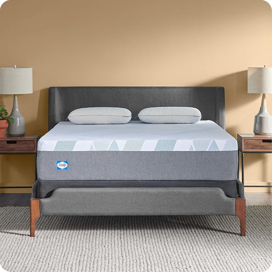 Sealy Dreamlife 12” Foam Mattress-in-a-Box, California King, SealyComfort Gel Memory Foam, SealySupport Transition Foam, Surface-Guard Technology
