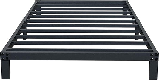 Upcanso 7 Inch XL Twin Bed Frames No Box Spring Need, Low Profile Metal Platform Twin XL Size Bed Frame, Heavy Duty Support, Easy Assembly