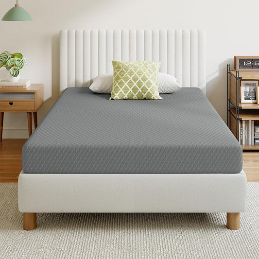 Novilla Full Size Mattress 6 Inch, Gel Memory Foam Mattress Full for Cool Night Sleep & Pressure Relief, Supportive Foam & Breathable Fabric, CertiPUR-US Certified Full Bed Mattresses in a Box