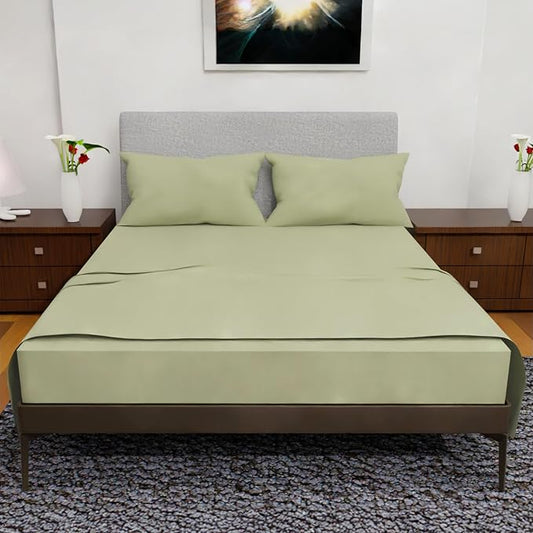 Queen Sheet Set - 4 Piece Bedding - Wrinkle Free, Queen Sheet Set Deep Pocket, Sheets Queen Size Bed Set 1800 Series Cooling Sheets (Queen, Sage)