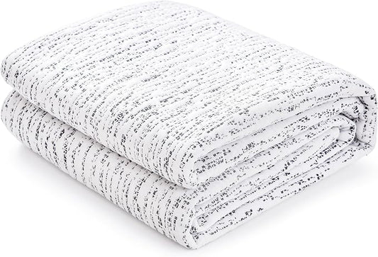 Subrtex Mattress Topper Cover Queen Size 3 Inch (Only Cover) Mattress Topper Protector Bedding Removable Encasement with Zipper Closure