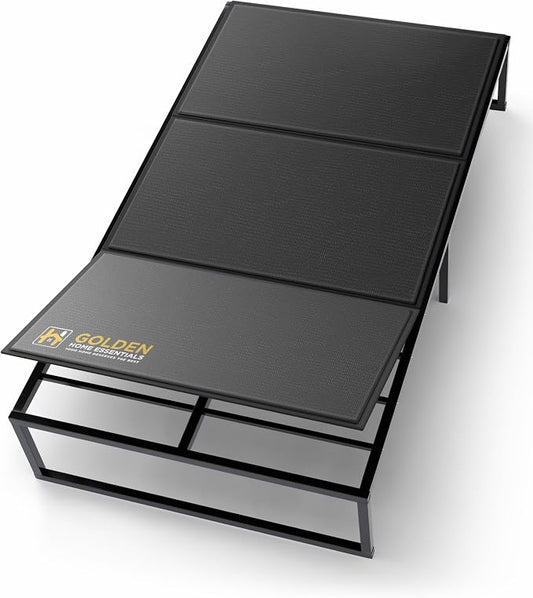 Golden Home Essentials Premium 10mm Twin Size Bunkie Board (38" x 75") – Slim Low-Profile Mattress Support – Quiet, Moisture-Resistant, Lightweight Bed Board for Platform & Slatted Frames