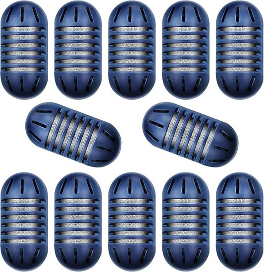 isinlive Demineralization Cartridge for HoMedics Ultrasonic Humidifiers: 12-Pack Demineralization Cartridges Filter Replacement, Filters Mineral Deposits, Prevents Hard Water Build-Up, Purifies Water