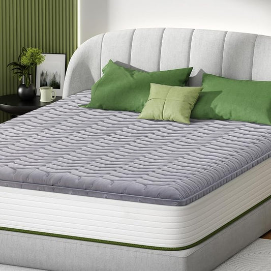 Premium Foam Twin XL Mattress Topper 3 Inch, Medium Firm Bed Pad for Supportive Sleep and Pressure Relief, Durable Foam Layer, 80 x 39 Inches, Gray