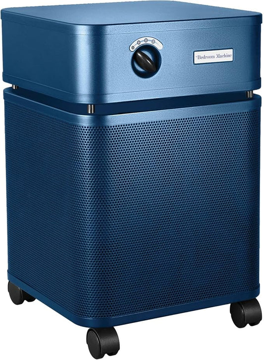 Austin Air Bedroom Machine Midnight Blue - Advanced 5 -Stage Filtration HEPA Air Purifiers For Home with Activated Carbon & Zeolite - Ideal as Air Purifiers for Bedroom