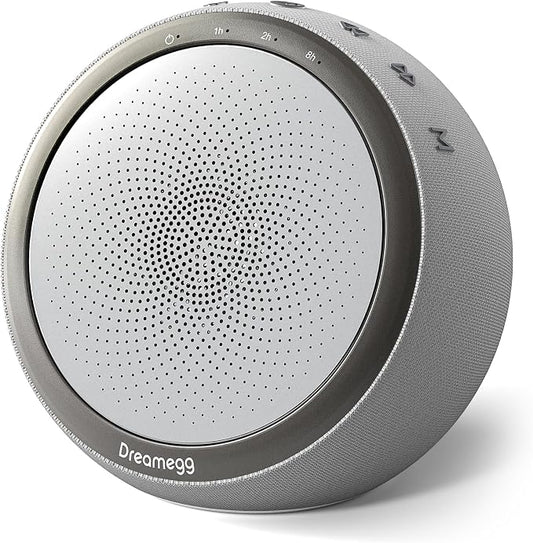 Dreamegg White Noise Machine for Adults - 10W Powerful Sound Machine with 29 Soothing Sounds, Noise Masking for Snoring, Traffic & Office Privacy, Ideal for Home, Travel & Deep Sleep
