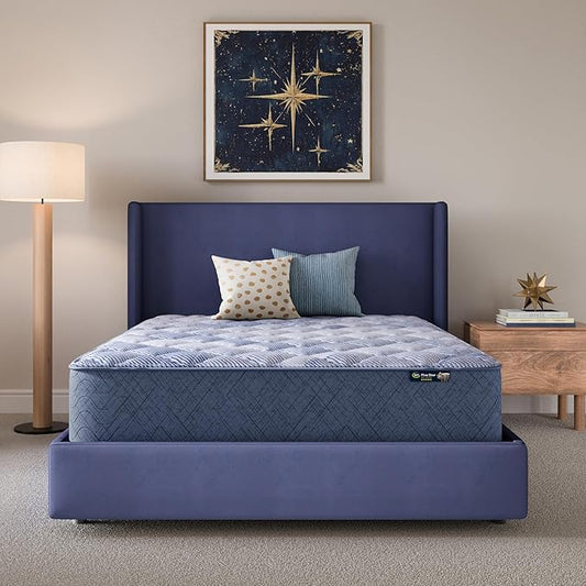 Serta Five Star Mattress Tranquility 14-Inch Plush – Full – Zoned Support, Pressure Relief, Cooling Comfort – Made in USA – Bed-in-a-Box – 100 Night Trial, 10-Year Limited Warranty