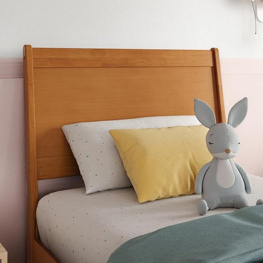 AFI, Casanova Twin Solid Wood Panel Headboard, Light Toffee