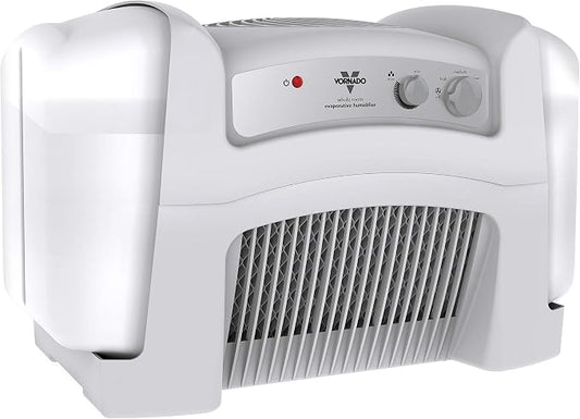 Vornado Evap40 Evaporative Humidifier with Adjustable Humidistat, 4-Gallon Capacity for Large Room Coverage up to 1,000 sq ft, 3 Speed Settings, Easy to Clean Dual Tank