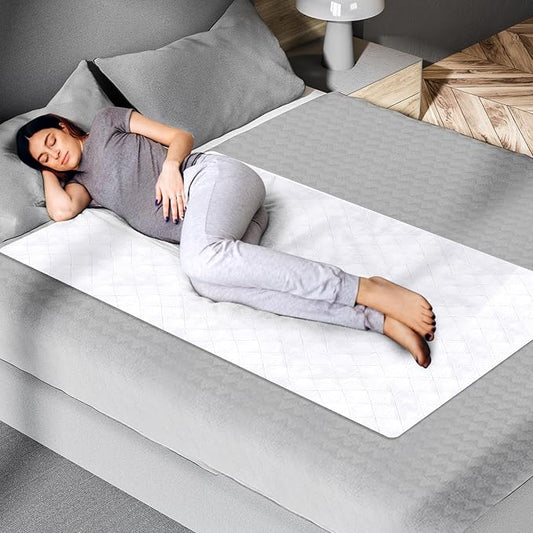 Premium Quality Bed Pad, Quilted, Waterproof, and Washable, 34" x 52" The Best Underpad Sheet Protector for Children or Adults with Incontinence (34”x 52” (300 Washes ) Pack of 1
