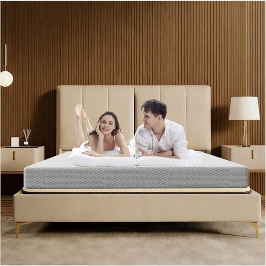 MORANDI Twin XL Mattress, 3 Inch Memory Foam Bed Mattress in A Box, Pressure Relief with Medium Firm Support, Machine Washable Mattress Protector with Zipper Removable Cover(White, Twin XL)