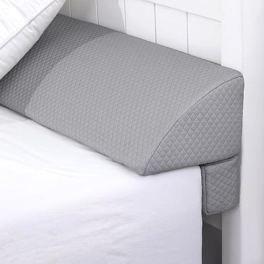 HOMBYS Wedge Pillow Headboard for Bed Gap,Foldable Bed Wedge Gap Filler King Size,Matterss Gap Filler,Multi Functional Bed Crack Pillow, Large King 76"x10.6"x6" or Gap Between (0-10")