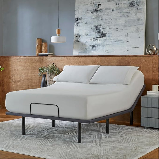 Serta baselogic Level 2 Adjustable Base Bed Frame - Full - Head and Foot Adjustability, Wireless Remote, Zero-Gravity Preset, and Foldable for Convenient Mobility and Storage