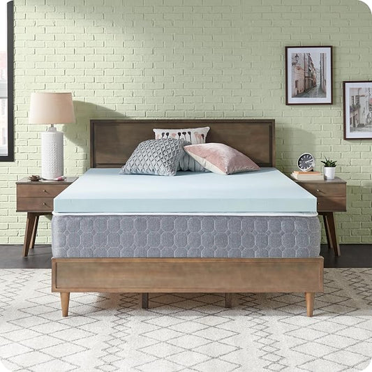 Sealy Dreamlife 3” Gel Memory Foam California King Mattress Topper with SealyComfort Gel Foam, 1 Year Limited Warranty, Made in The USA