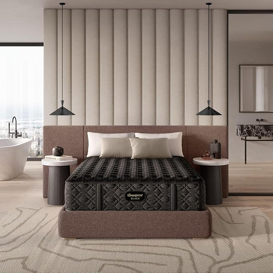 Beautyrest Black Series Three 14.25" Extra Firm Queen Mattress - Breathable, Cooling, and Supportive - CertiPUR-US Certified, 100-Night Sleep Trial, and 10-Year Limited Warranty